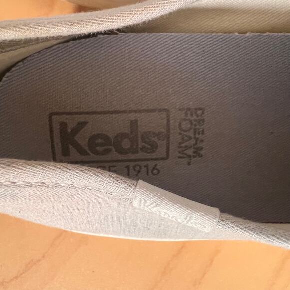 Keds Kickstart Gray Chambray Canvas Sneakers Size 11 - Picture 6 of 7